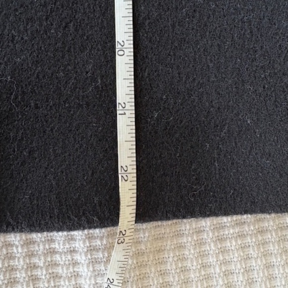 THEORY Etia Calf Hair Yoke Top - Picture 5 of 6